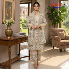 Stitched Silk Coord Set for Girls in Pakistan | Gelani