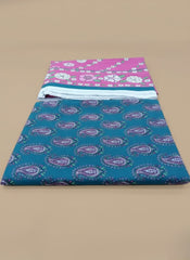 Alkaram Studio Grey & Pink Paisley 3 PC Unstitched Lawn Suit