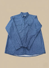 Men’s Premium Blue Flannel Shirt