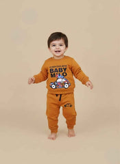 Buy Kids Bear Print Tracksuit – Cozy Sweatshirt & Joggers | Gelani Kids Wear