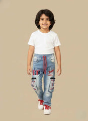 Buy Boys Cargo Denim Jeans – Gelani Winter Wear
