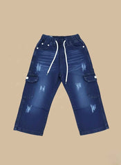 Buy Boys Wide Leg Cargo Jeans in Pakistan | Gelani Winter Wear