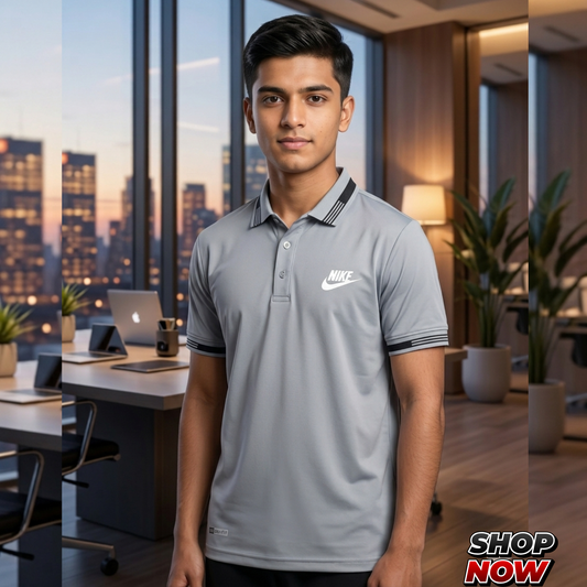 Men's Performance Polo Shirt | Gelani Summer Light Gray