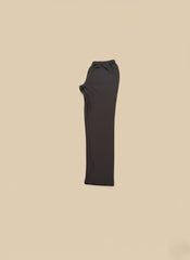 Women’s Black Ribbed Leggings – Comfortable High-Waist Stretch Pants