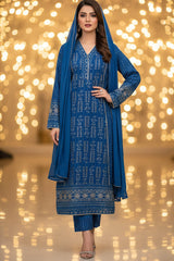 Maroon Chiffon Stitched Long Maxi | Gelani Girls Formal