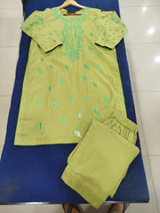 Hand Printed Mendi Cotton Suit | Gelani Girls Summer Wear