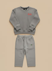 Buy BOSS Kids Boys Grey Tracksuit – Logo Crew Neck Sweatshirt | Gelani Kids Wear