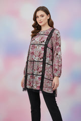 Stitched Silk Fancy Top for Girls in Pakistan | Gelani