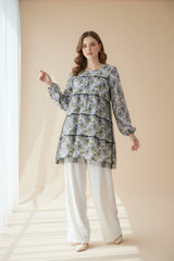 Stitched Silk Fancy Top for Girls in Pakistan | Gelani