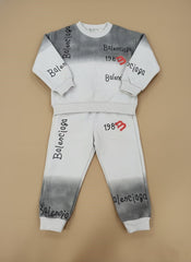 Balenciaga Inspired Kids Tie-Dye Tracksuit – Gradient Sweatshirt