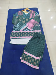 Stitched Silk Coord Set for Girls in Pakistan | Gelani