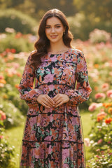 Stitched Silk Fancy Top for Girls in Pakistan | Gelani