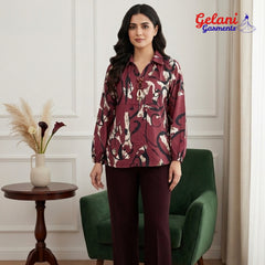 Silk T Shirt for Girls in Pakistan | Gelani Off-White