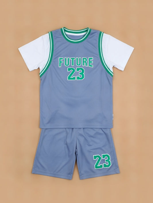 Premium Summer Baby Suit for Boys – Glani Zinc Edition