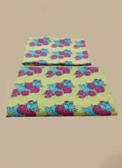 Floral Print 3 PC Unstitched Lawn Fabric – Summer Collection Dress Material