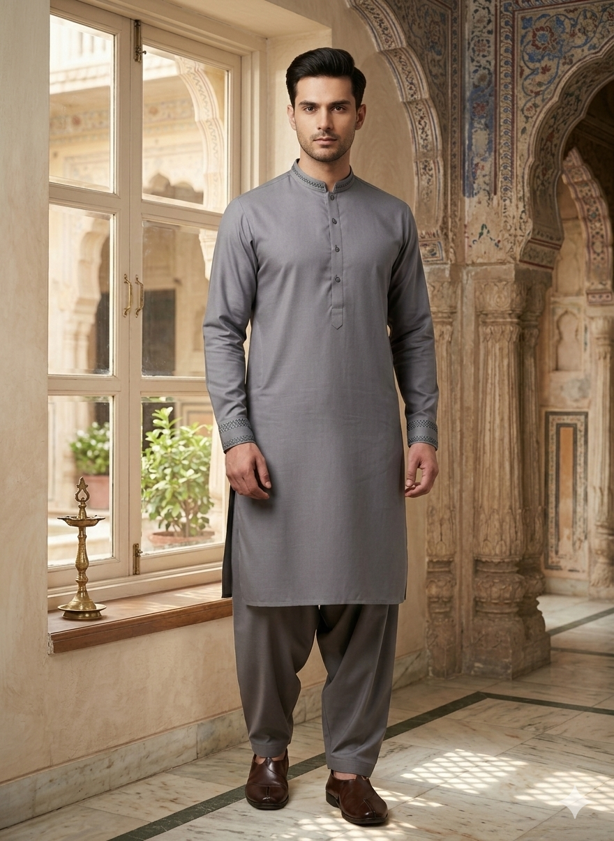 Gelani’s Unstitched Suit for Men – Premium British Wool