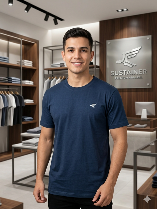 Men's Maroon Jersey T-Shirt | Gelani Summer Collection