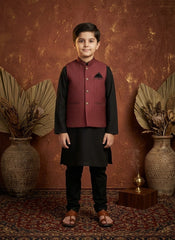 Kids Waistcoat Kurta Set – Stylish Traditional 3-Piece Outfit for Boys