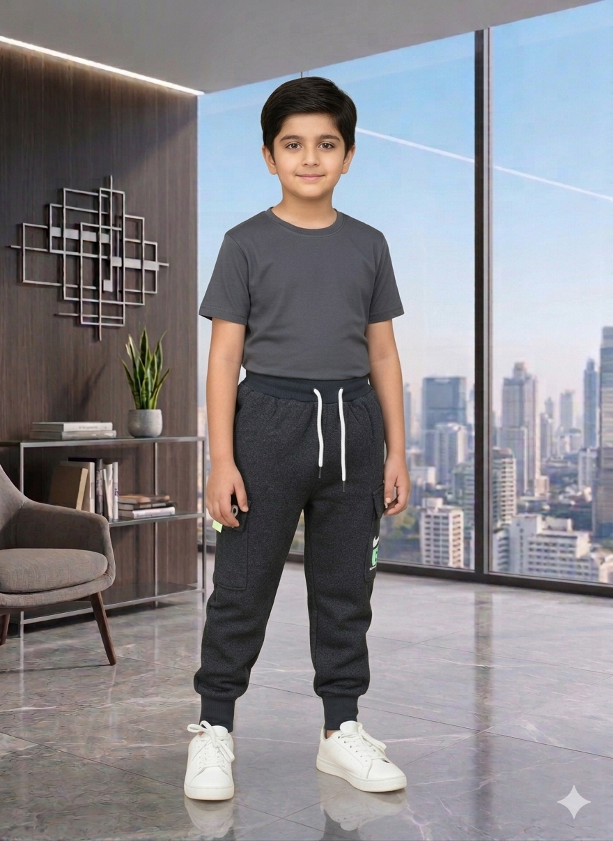 Premium Boys Cargo Jogger Pants