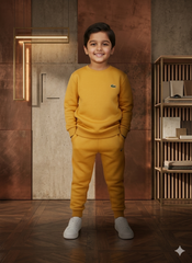 Buy Lacoste Boys Yellow Tracksuit – Signature Crocodile Sweatshirt | Gelani Kids Wear