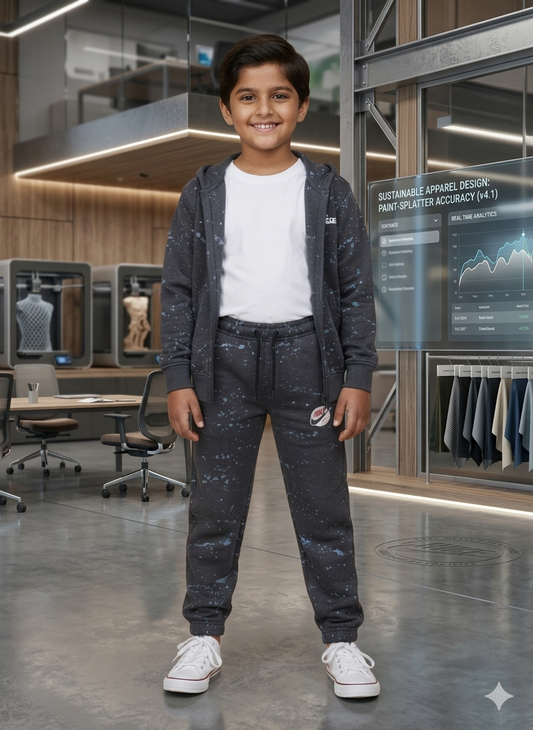 Buy Kids Blue Terry Winter Trousers in Pakistan – Cozy & Warm | Gelani Kids Wear