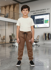 Kids Brown Terry Trousers in Pakistan | Premium Comfort