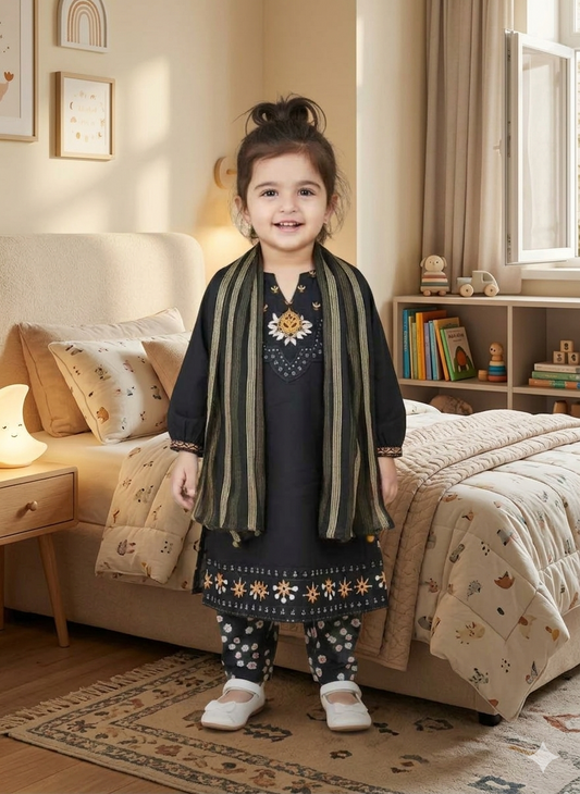 3pc Stitched Suit for Girl in Pakistan | She Club Summer