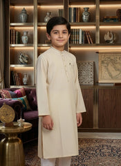Kids Cream Kurta – Soft & Elegant Traditional Wear for Boys