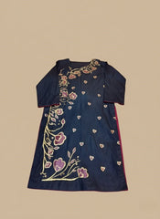 Hand-Painted Kurti for Women – 2-Piece Stitched Ethnic Wear