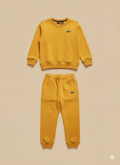 Buy Lacoste Boys Yellow Tracksuit – Signature Crocodile Sweatshirt | Gelani Kids Wear