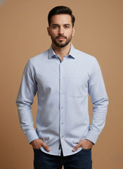 Outclass Men’s Striped Dress Shirt