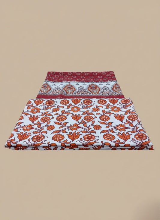 Palwasha Floral Print 3 PC Unstitched Lawn Fabric Suit – Summer Collection