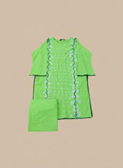 Hand Painted Stitched Cotton Suit