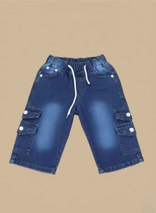 Best Boys Denim Cargo Shorts in Pakistan | Gelani Kids