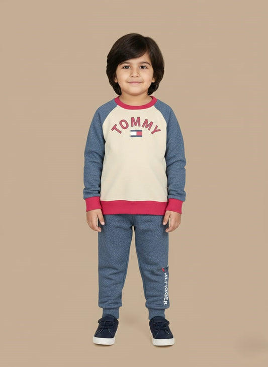 Tommy Hilfiger Toddler Boy Tracksuit – Cozy Fleece Set
