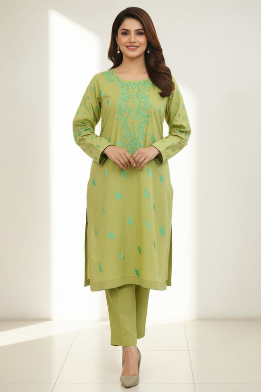 Hand Printed Mendi Cotton Suit | Gelani Girls Summer Wear