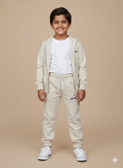 Kids White Terry Winter Trousers in Pakistan | Gelani Kids Wear